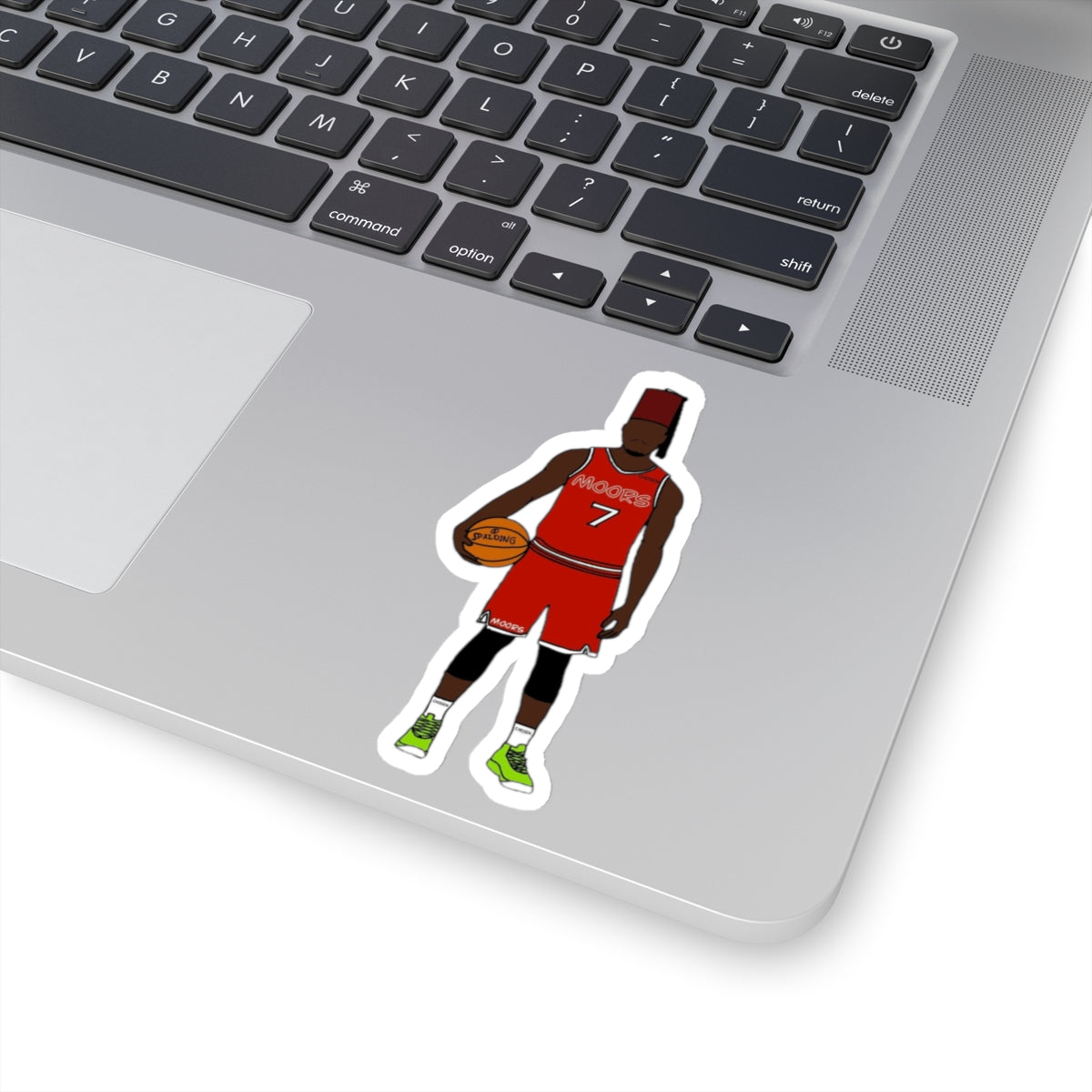 Moor Basketball Player Stickers