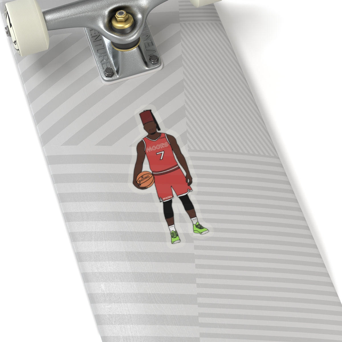 Moor Basketball Player Stickers