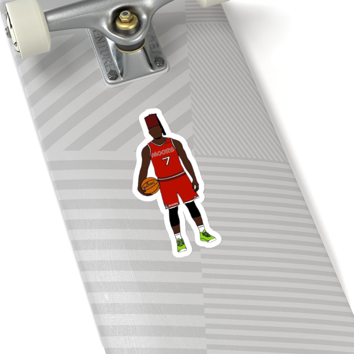 Moor Basketball Player Stickers