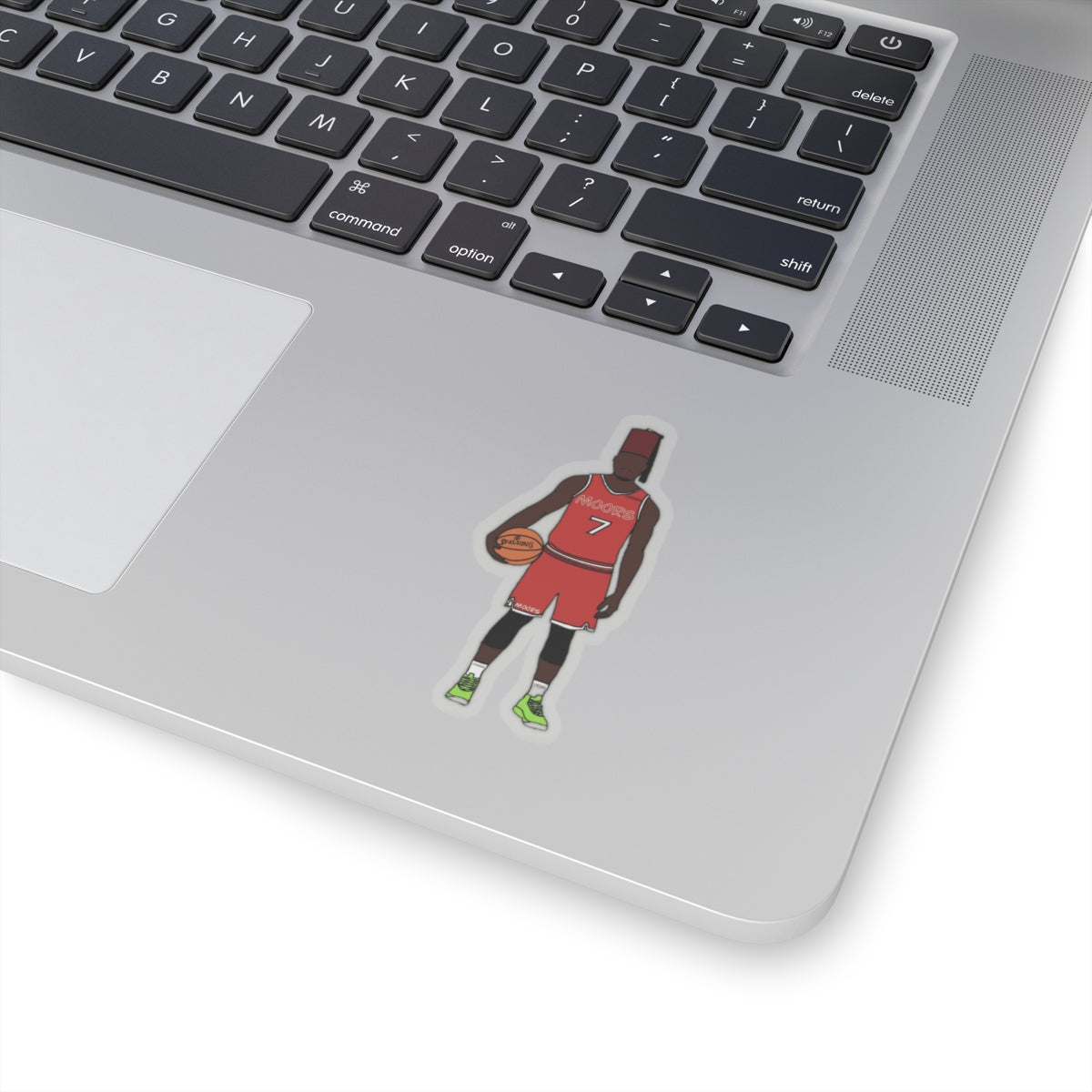 Moor Basketball Player Stickers