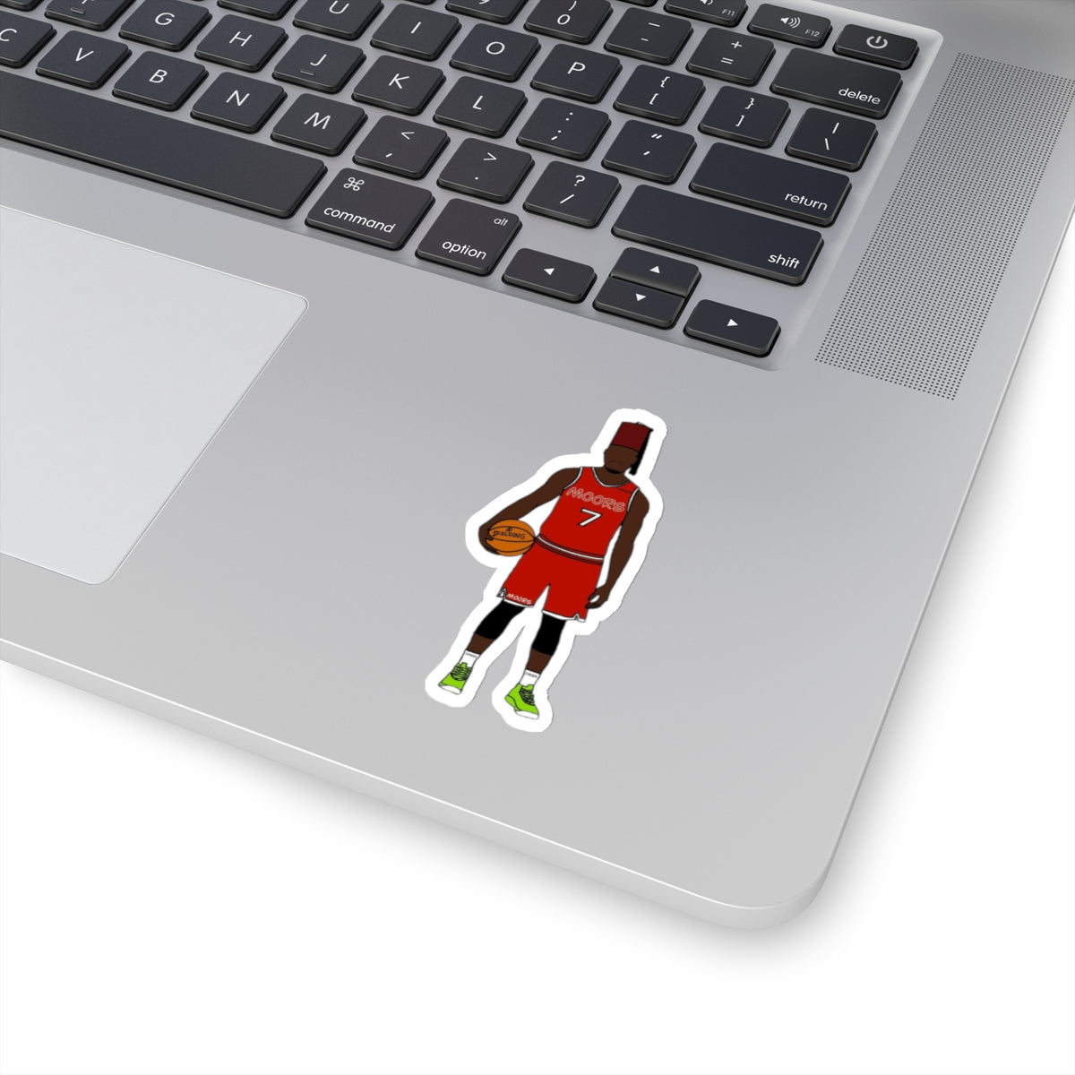 Moor Basketball Player Stickers